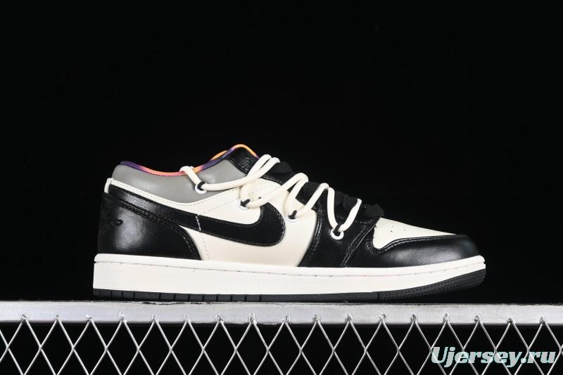 Nike Air Jordan 1 Low AJ1 Panda Prank Hip-Hop Theme - Big Shots Casual Sneakers