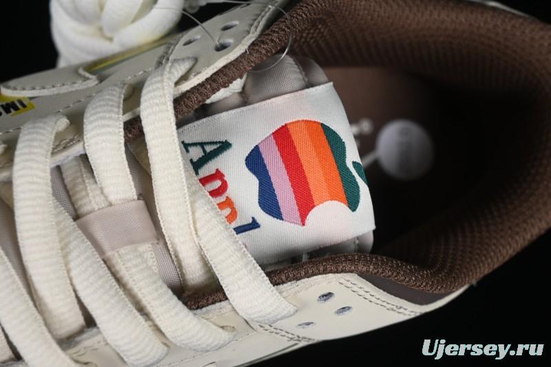 Nike SB Dunk Low Apple Colorway Low-Top Casual Skateboarding Shoes - MU0232-368