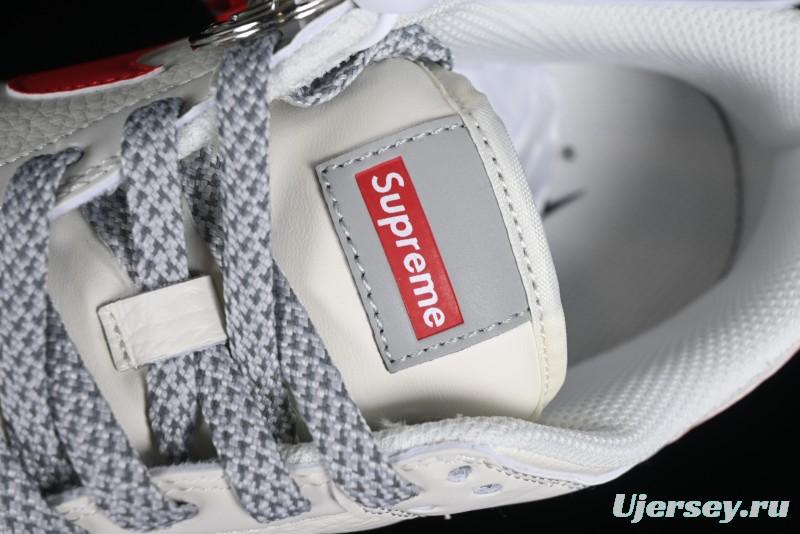 Supreme x Nike SB Dunk Low Casual Skate Shoes with Zoom Air Cushion - DQ1098-333