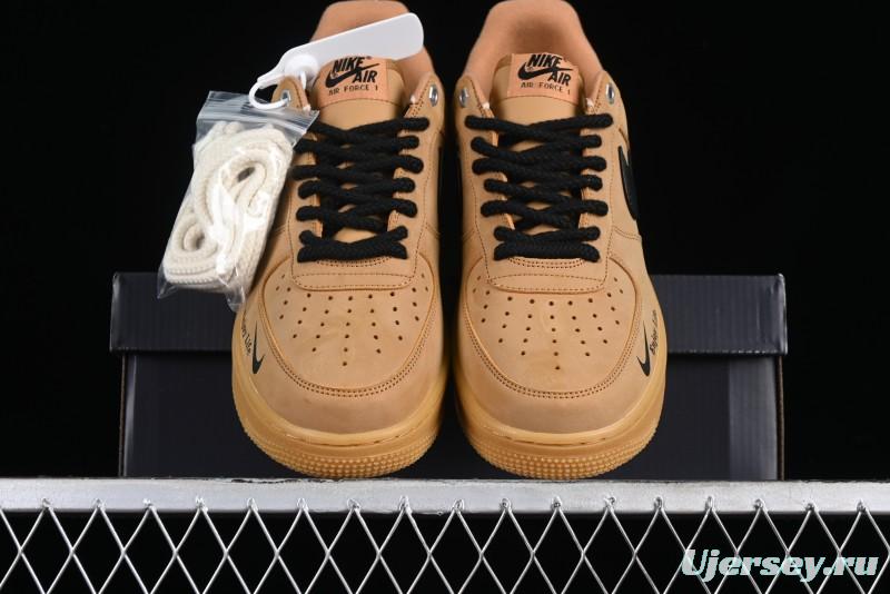 Nike Air Force 1 '07 Low Wheat Low-Top Sneakers - FZ7372-200