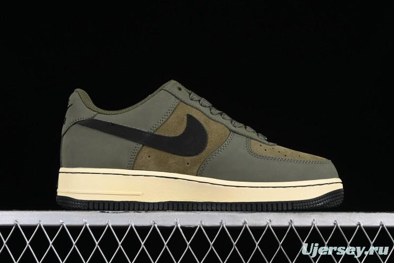Nike Air Force 1 '07 Low LV Collaboration - Military Green Casual Sneakers - BA8806-223