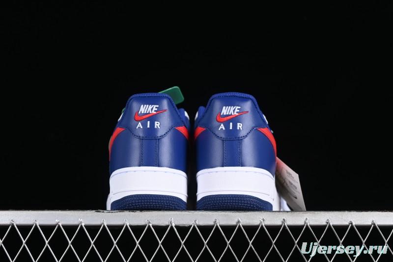 Nike Air Force 1 '07 Low White Blue Red Casual Shoes - CZ9164-100
