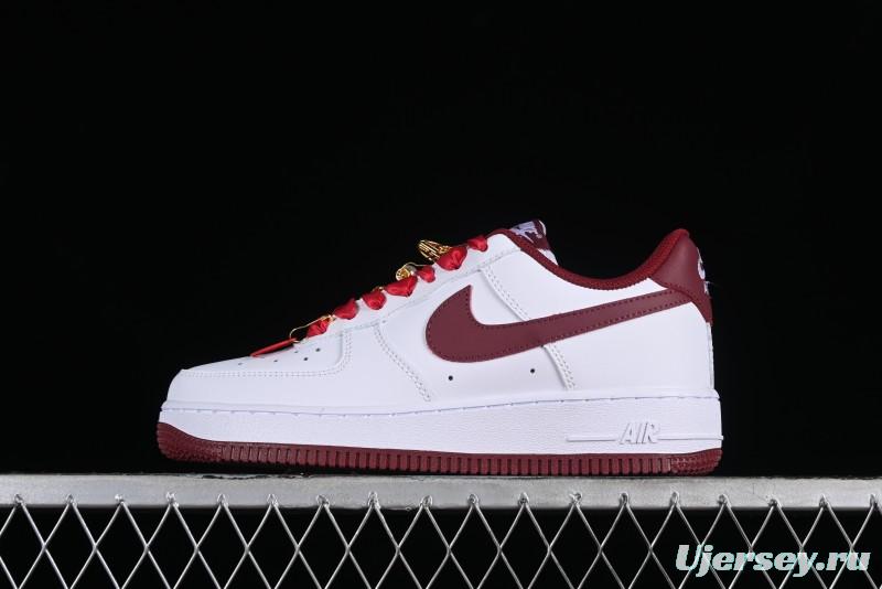 Nike Air Force 1 '07 Low Casual Sneakers with Full-Length Air Cushion - FV5948-105
