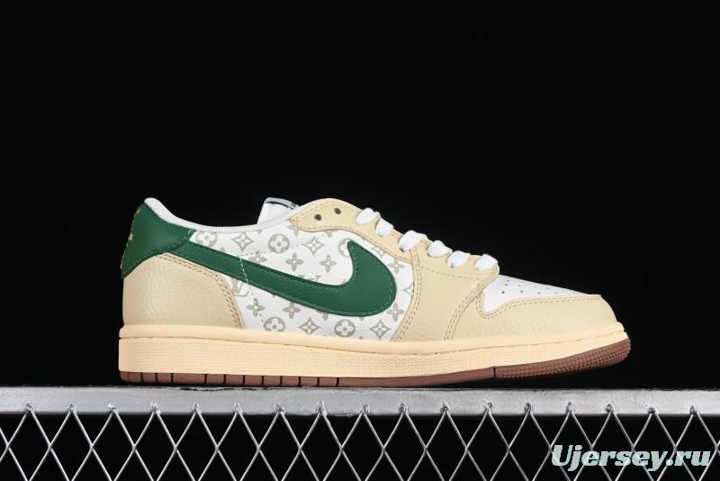 Nike Air Jordan 1 Low OG SP Travis Scott x Fragment Design Collaboration Sneakers - LX1988-300