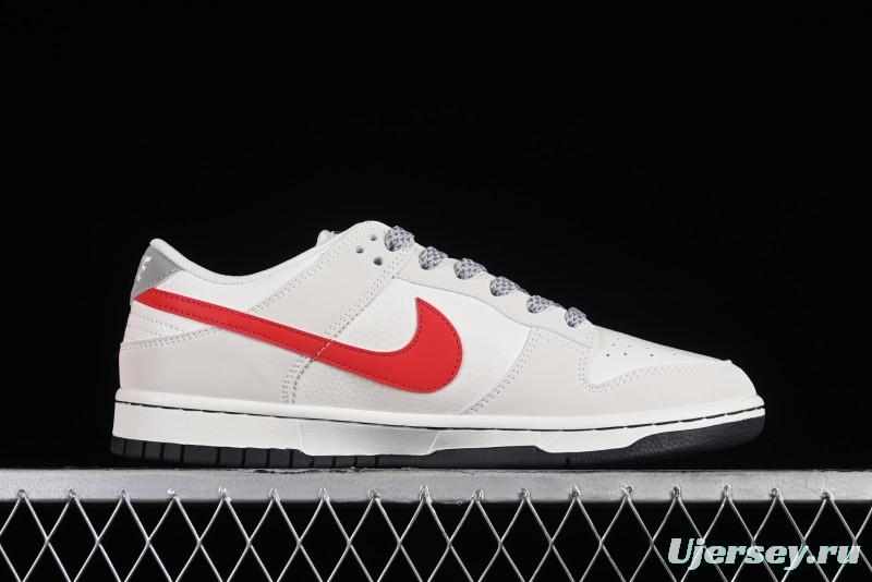 Supreme x Nike SB Dunk Low Casual Skate Shoes with Zoom Air Cushion - DQ1098-333