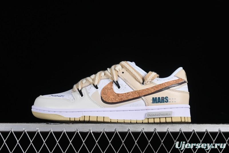 Nike Dunk Low Panda Prank Universe Exploration - Star Exploration Mocha SB Strap Low-top Casual Skate Shoes - DV0833-100