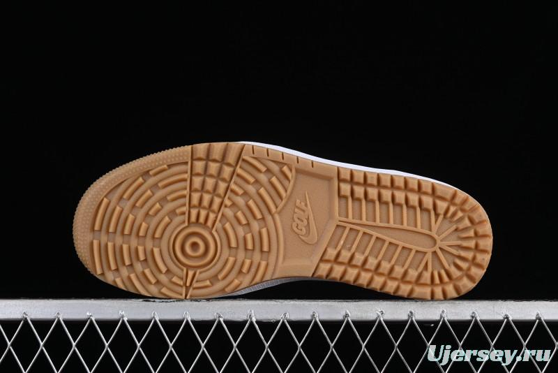 Nike Air Jordan 1 Low Golf Shoes Black Snake Pattern - DD9315-005