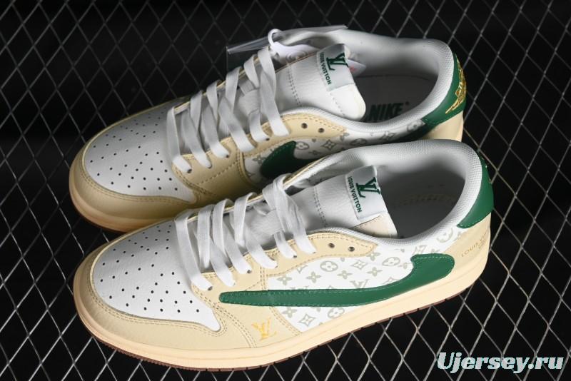 Nike Air Jordan 1 Low OG SP Travis Scott x Fragment Design Collaboration Sneakers - LX1988-300