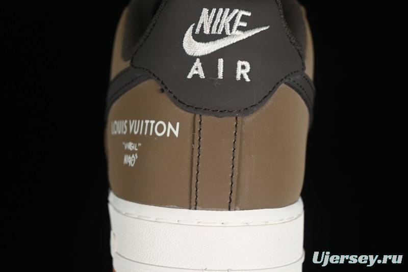 Nike Air Force 1 '07 Low LV Collaboration - Light Brown Casual Sneakers - BA8806-224