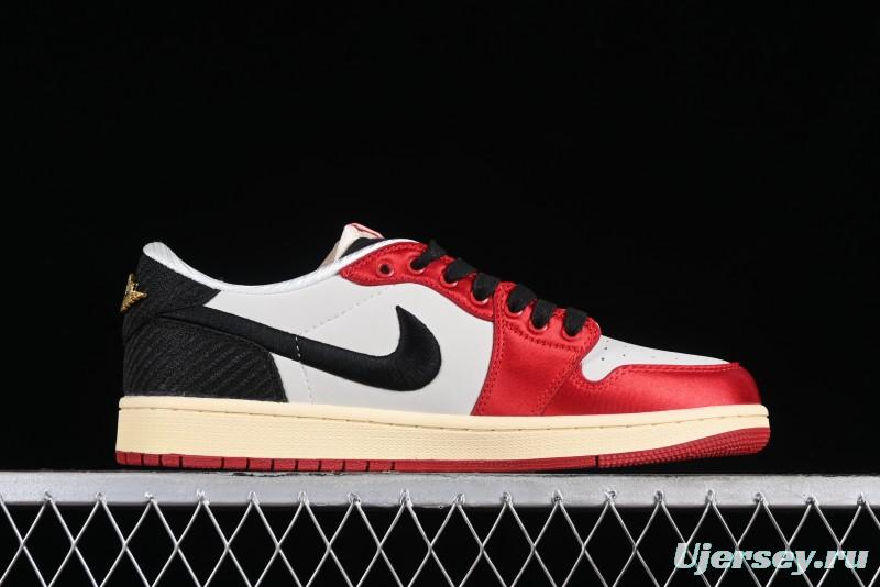 Nike Trophy Room x Jordan 1 Low OG "Away" Casual Sneakers - FN0432-100