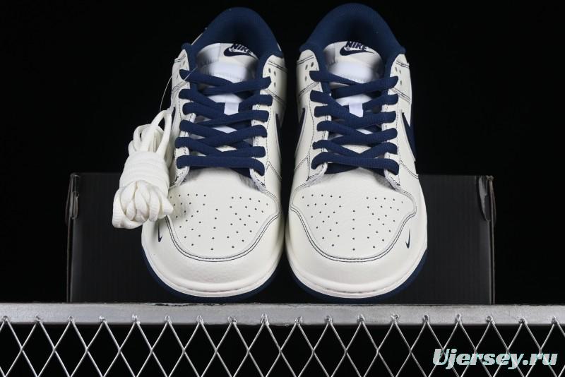 Supreme x Nike SB Dunk Low Deep Blue Colorway Low-Top Casual Skate Shoes - RM2308-238