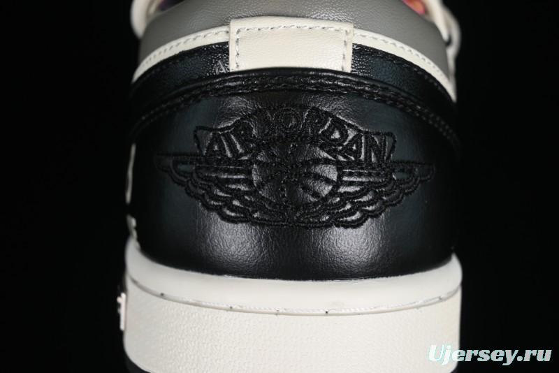 Nike Air Jordan 1 Low AJ1 Panda Prank Hip-Hop Theme - Big Shots Casual Sneakers