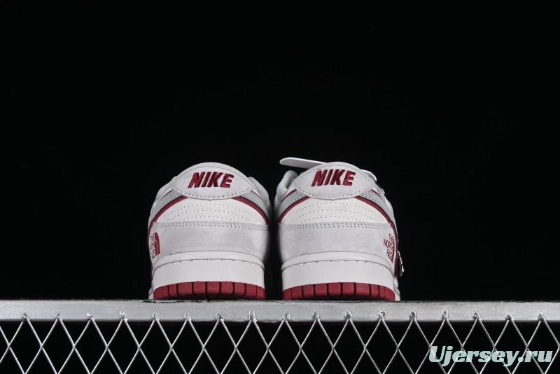 Nike Dunk Low The North Face CDG Collaboration - Grey Skateboard Shoes - DQ1098-336