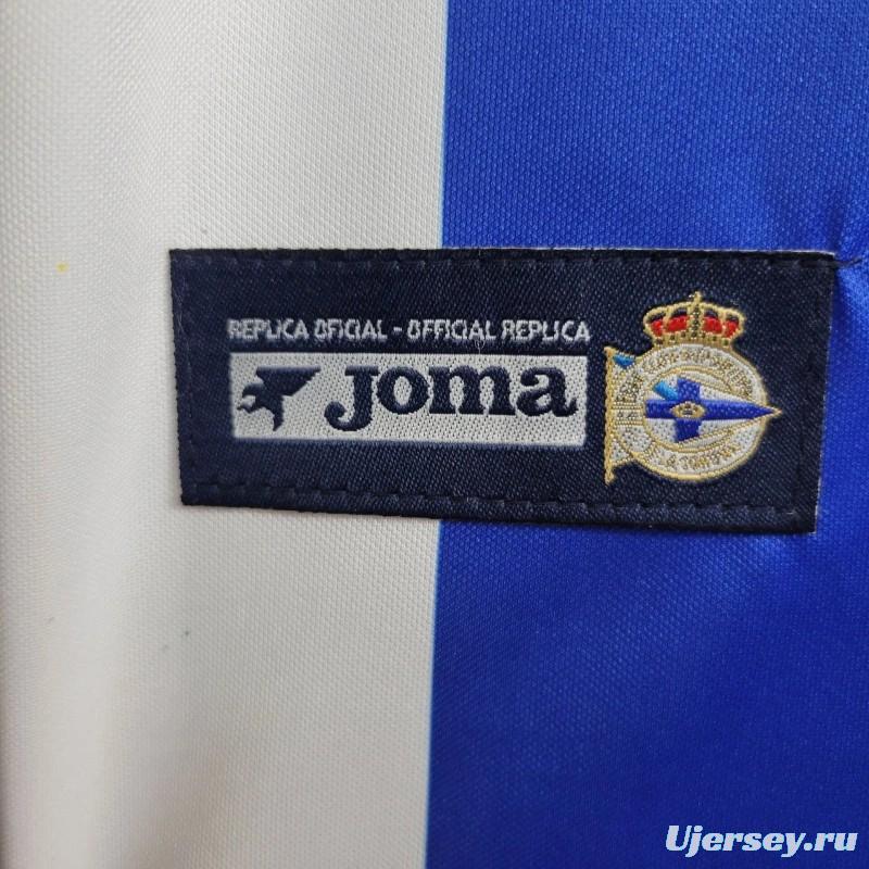 Retro 03/04 Retro Deportivo La Coruna Home Jersey