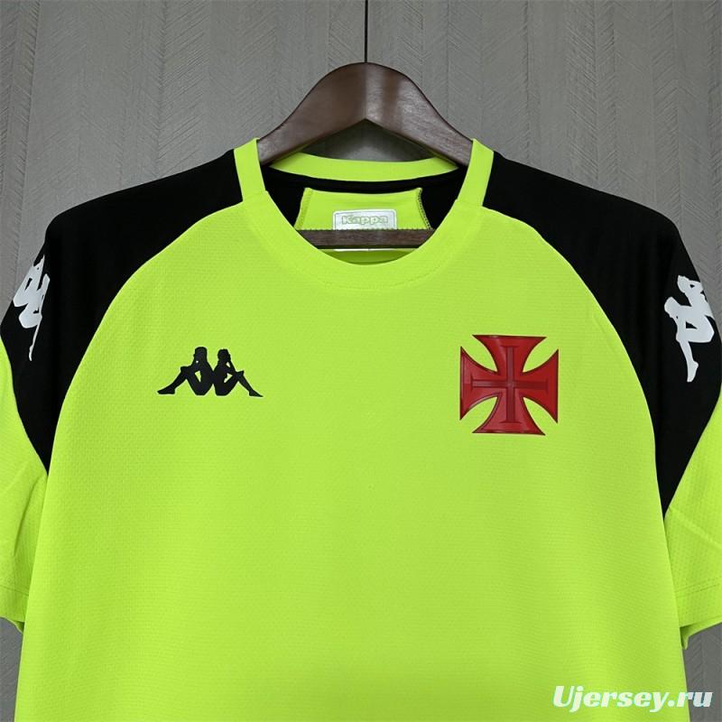 24/25 Vasco Da Gama Training Jersey Fluorescent Green Jersey