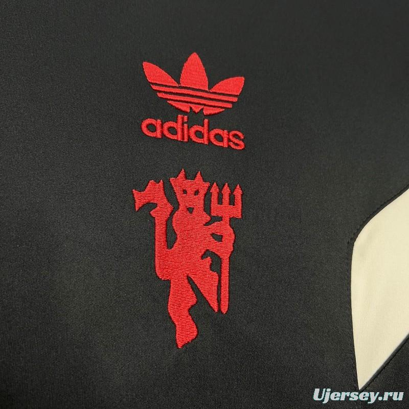 24/25 Manchester United Adidas Originals Black Training Jersey