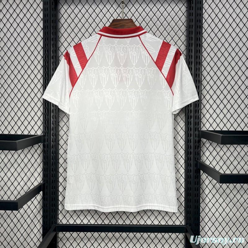 Retro 92/93 Sevilla FC Home Jersey