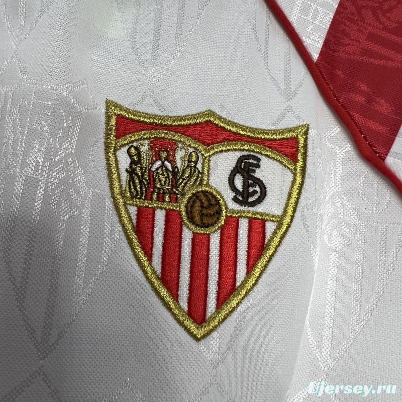 Retro 92/93 Sevilla FC Home Jersey