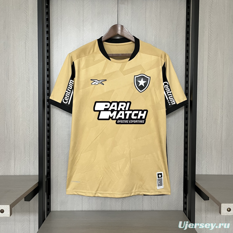 24/25 Botafogo Goalkeeper Gold All Sponsors