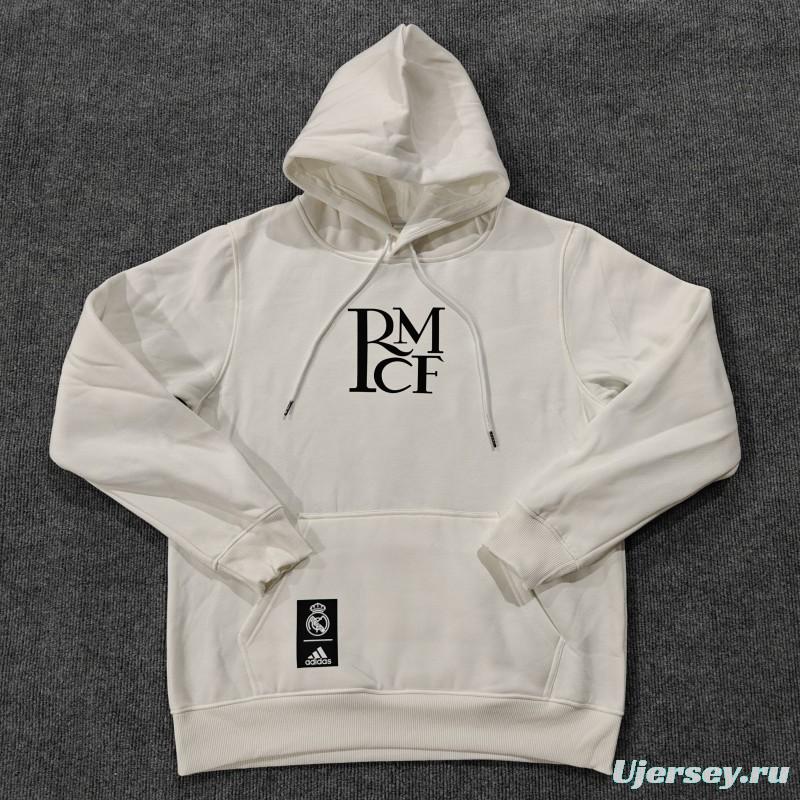 24/25 Real Madrid RMCF Beige/Grey/White/Navy/Black Hoodie