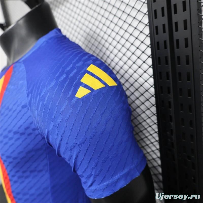 2024 Player Version Spain Pre-match Training Jersey Shirt