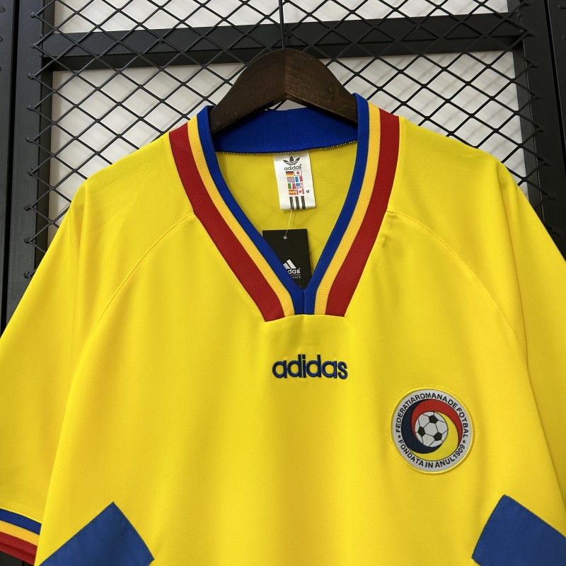 Retro 1994 Romania Home Jersey