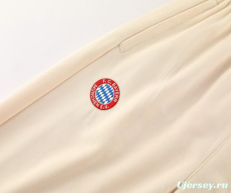 24/25 Bayern Munich Beige Hoodie Jacket +Long Pants