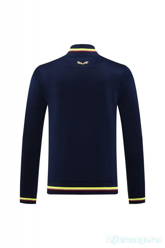 2024 Colombia Navy Full Zipper Jacket +Long Pants