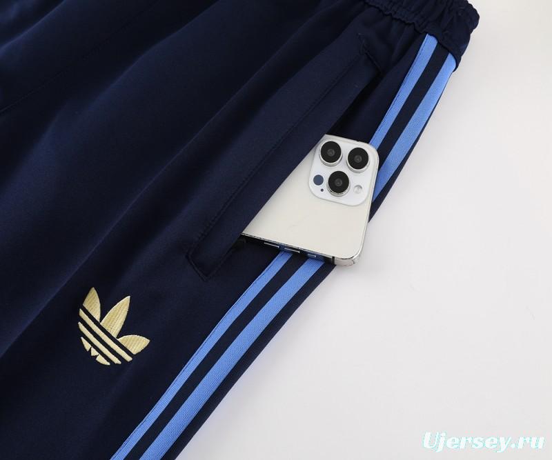 2024 Colombia Navy Full Zipper Jacket +Long Pants