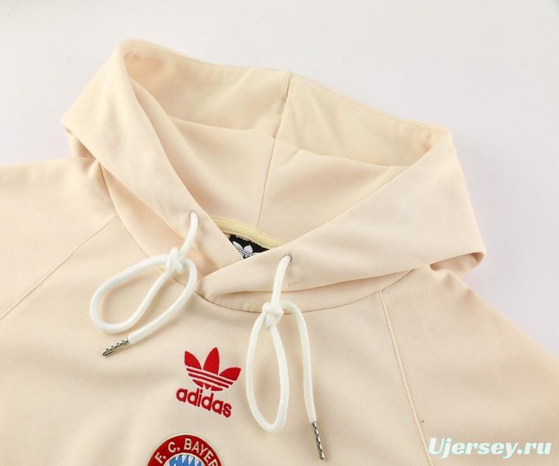 24/25 Bayern Munich Beige Hoodie Jacket +Long Pants