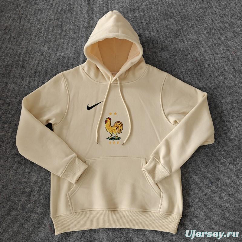 2024 France Navy/Red/Black/Beige/Grey Hoodie WIth Black Badge