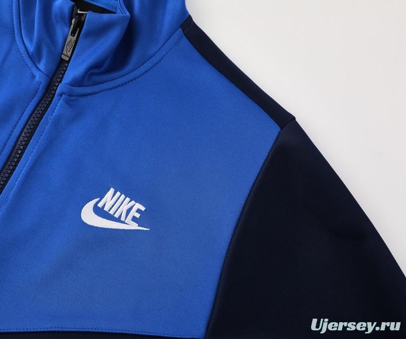 2024 NIKE Navy/Blue Full Zipper Jacket +Long Pants