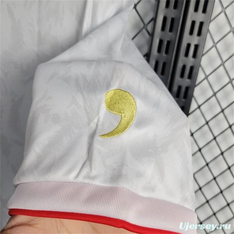 2024 England Comma White Footbal Jersey