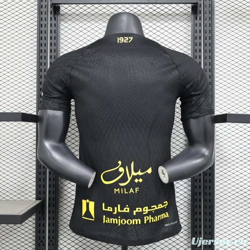 Player Version 25/26 Al-Ittihad Third Black Jersey