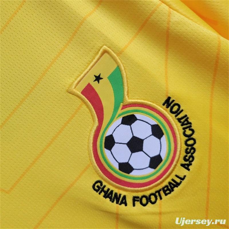 2024 Ghana Away Yellow Jersey