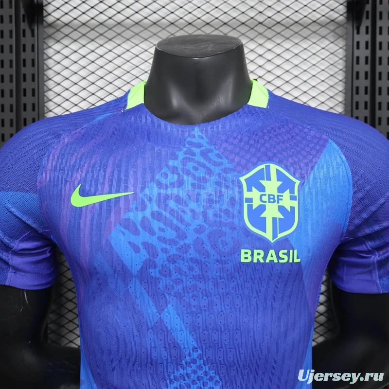 25/26 Player Version Brazil Blue Jersey