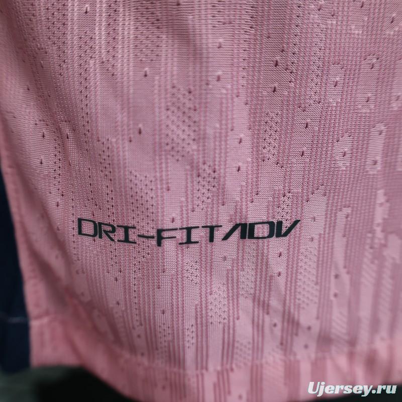 Player Version 25/26 FC Barcelona 125Th Anniversary Special Pink with Spotify Sponsor Jersey