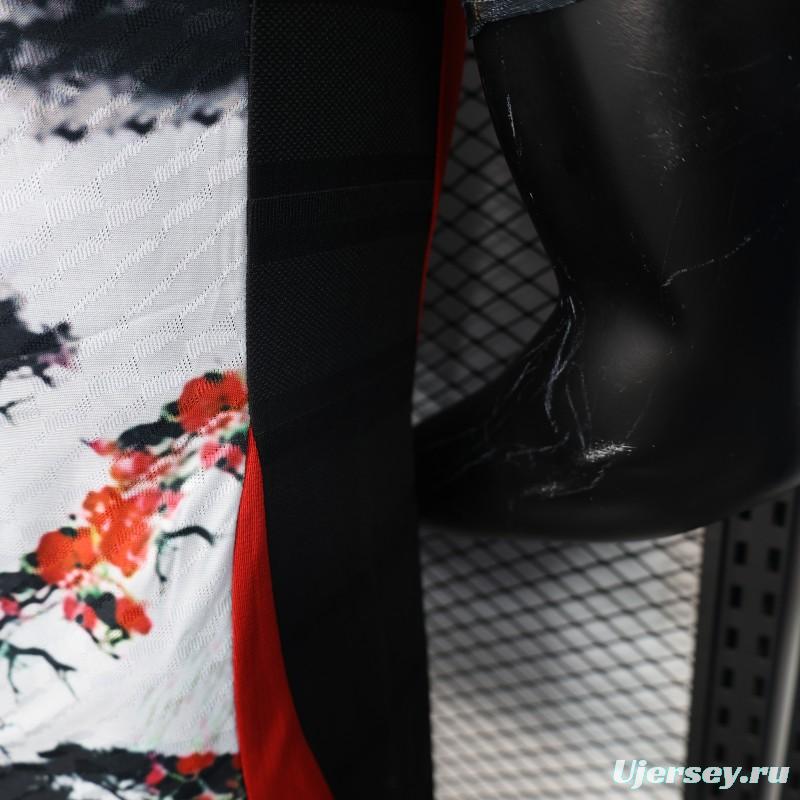 Player Version 25/26 Real Madrid Chinese Ink Painting Style Limited Edition Jersey with Emirates Sponsor