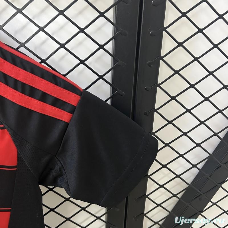 25/26 Kids Flamengo Home Size 16-28 Jersey