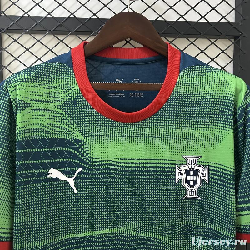 2025 Portugal E-sports Home Green Jersey