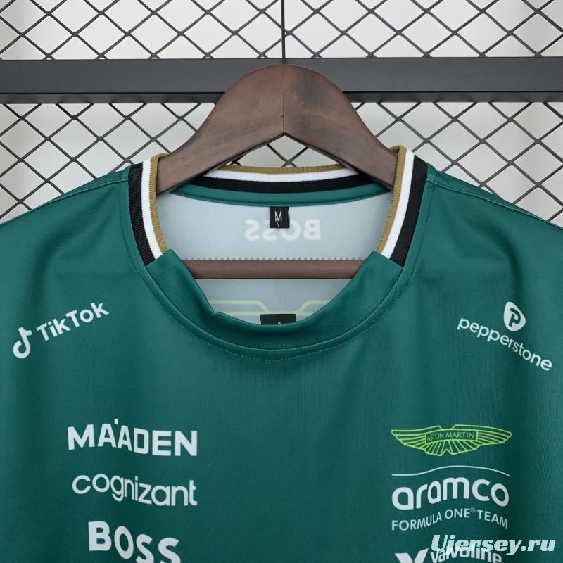 2025 F1 Formula Aston Martin Green T-Shirt