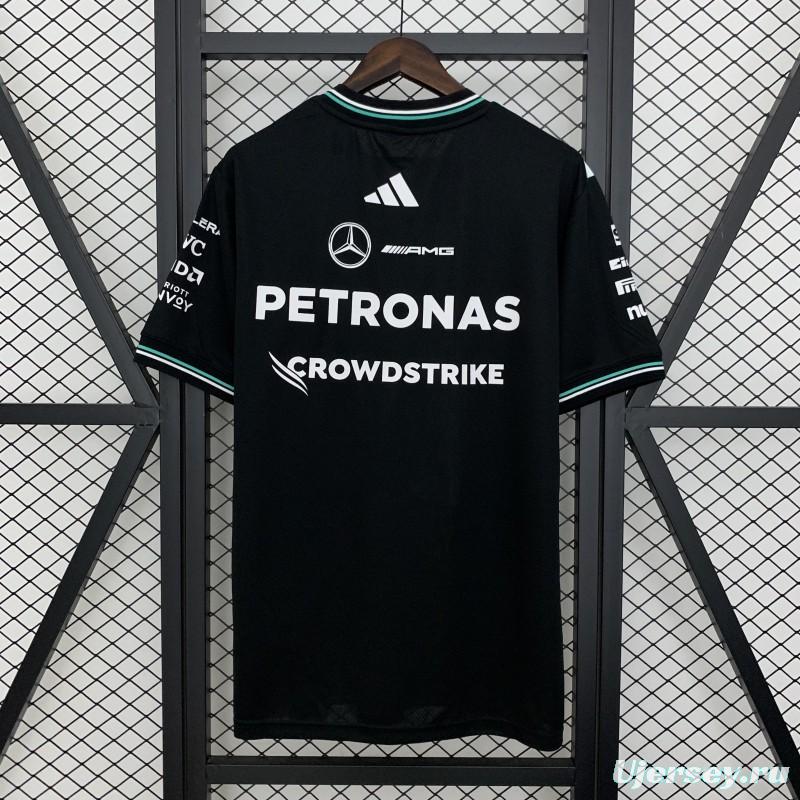 2025 F1 Formula AMG Black T-Shirt