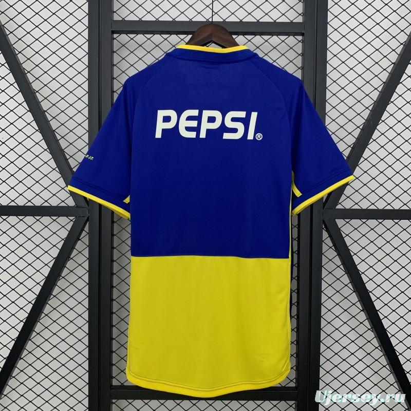 02/03 Retro Boca Juniors Home Jersey