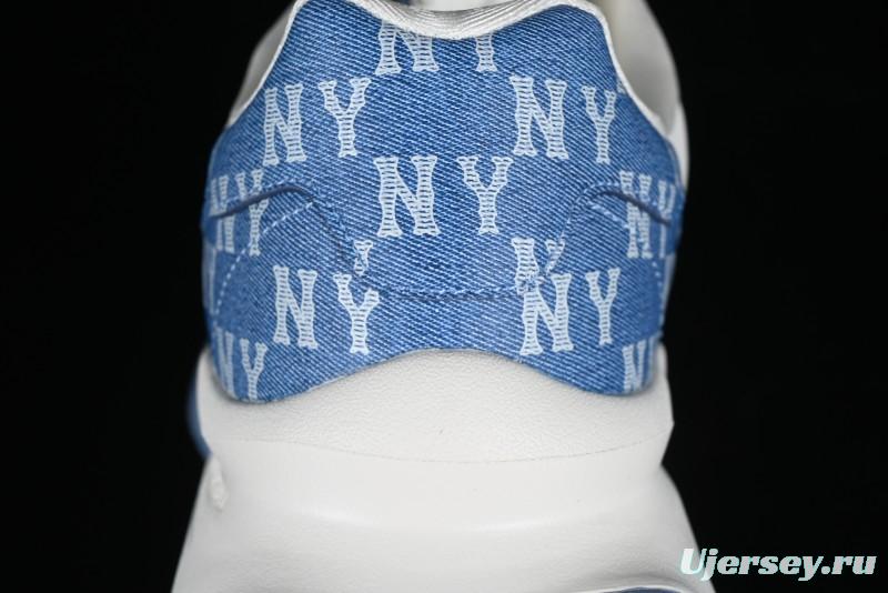 New York Yankees MLB Chunky Runner Denim Monogram Lightweight Casual Sneakers - 3ARNCRD4N50BLS