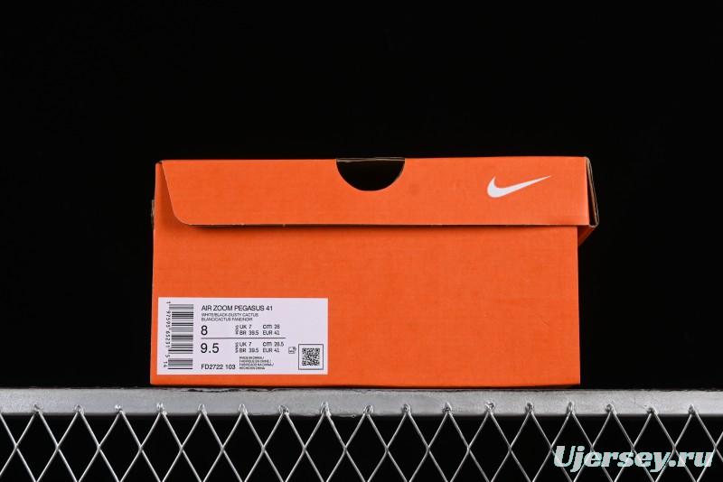 Nike Air Zoom Pegasus 41 Breathable Lightweight Running Shoes with Cushioning - FD2722-103