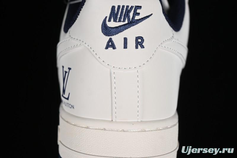 Nike Air Force 1 '07 Low LV Collaboration - Off White Double Swoosh Casual Sneakers - XZ6188-002