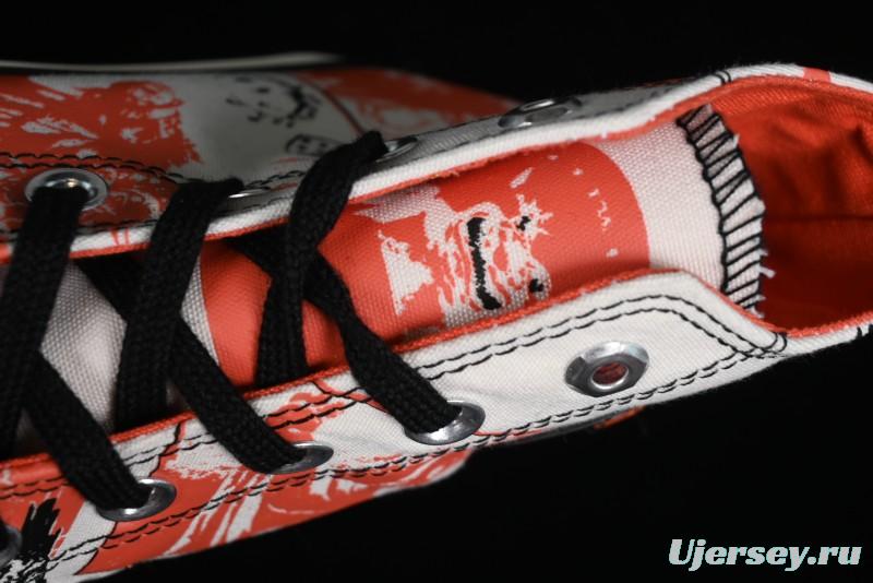 Converse Chuck Taylor High Top Casual Sneakers with Dungeons & Dragons 50th Anniversary Collaboration Design - A09883C