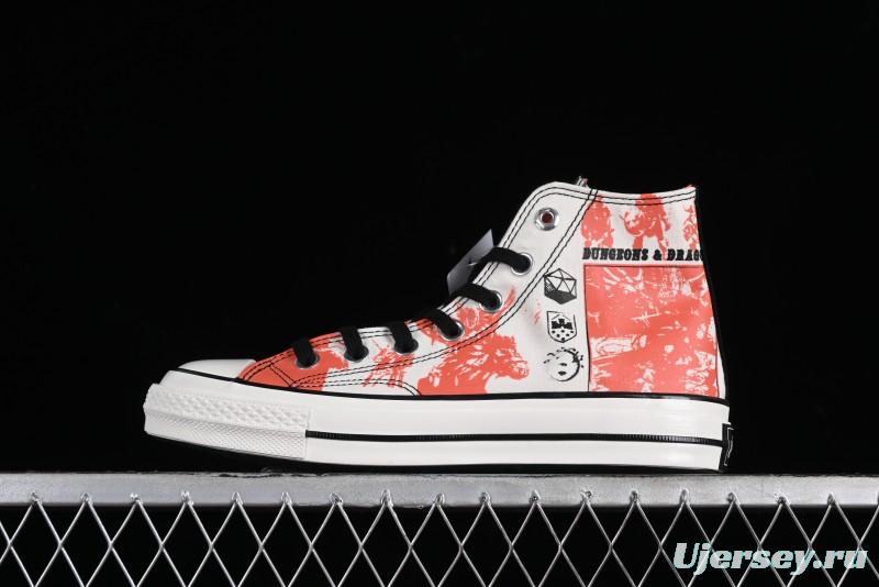 Converse Chuck Taylor High Top Casual Sneakers with Dungeons & Dragons 50th Anniversary Collaboration Design - A09883C