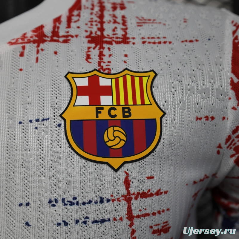 25/26 Player Version Barcelona Artistic Graffiti Limited Edition Jersey