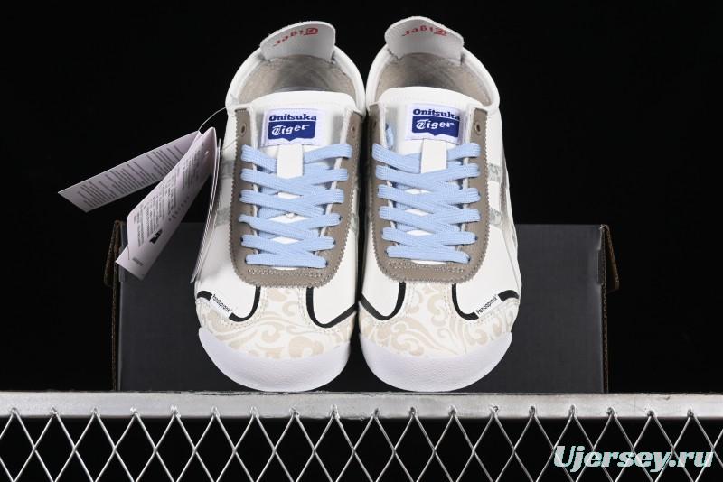 Onitsuka Tiger Mexico 66 Low-Top Leather Sneakers for Casual Running - D507L-0152